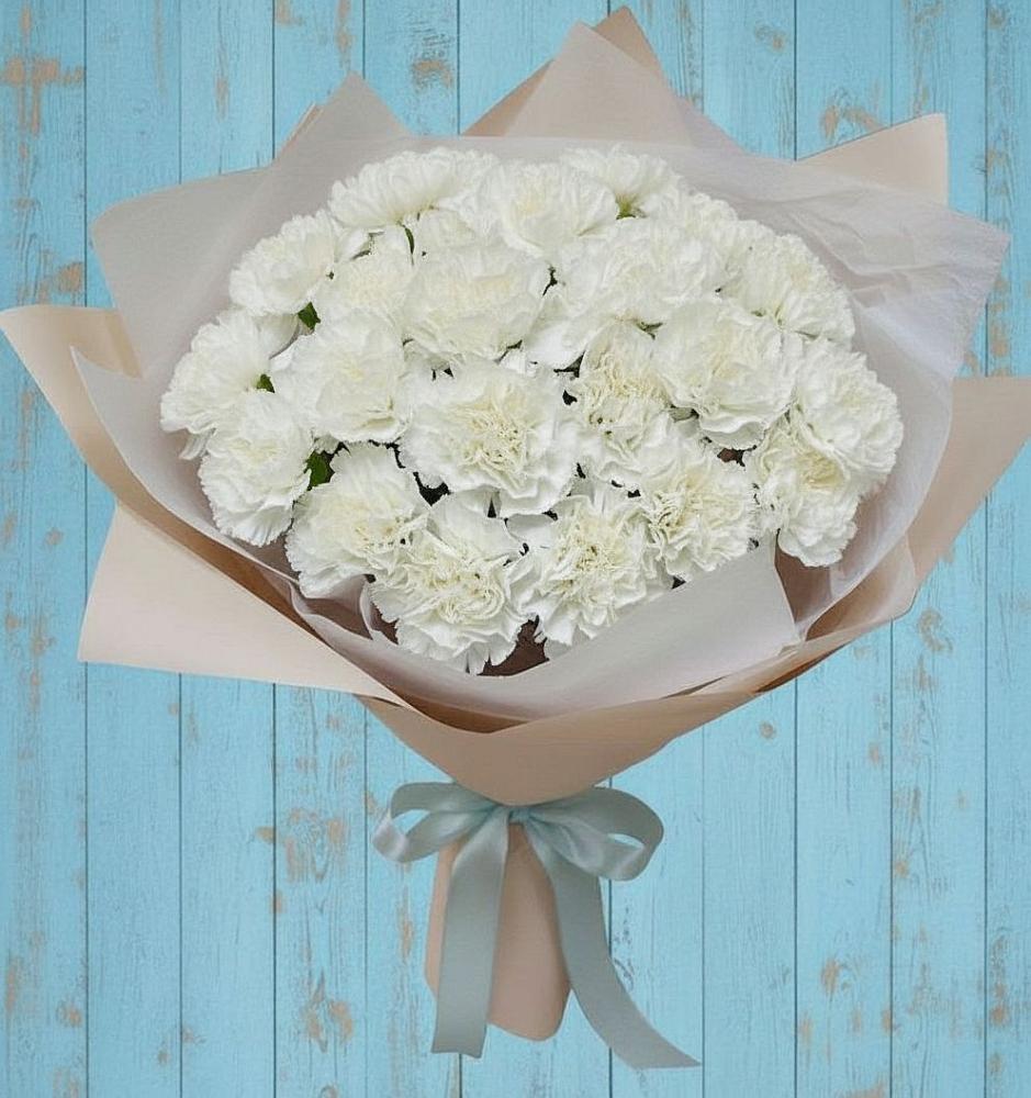 Букет цветов из: Гвоздики в Семеновское