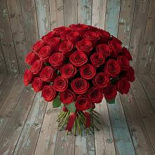 Букет 55 Красных роз Фридом #REPLACE_PRED# Семеновское