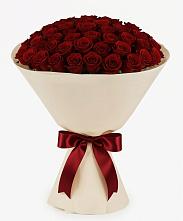 Букет 101 Бордовая роза Блэк Бакарра #REPLACE_PRED# Семеновское