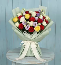 Букет цветов из:  Розы #REPLACE_PRED# Семеновское