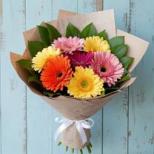 Букет цветов из:  Герберы #REPLACE_PRED# Семеновское