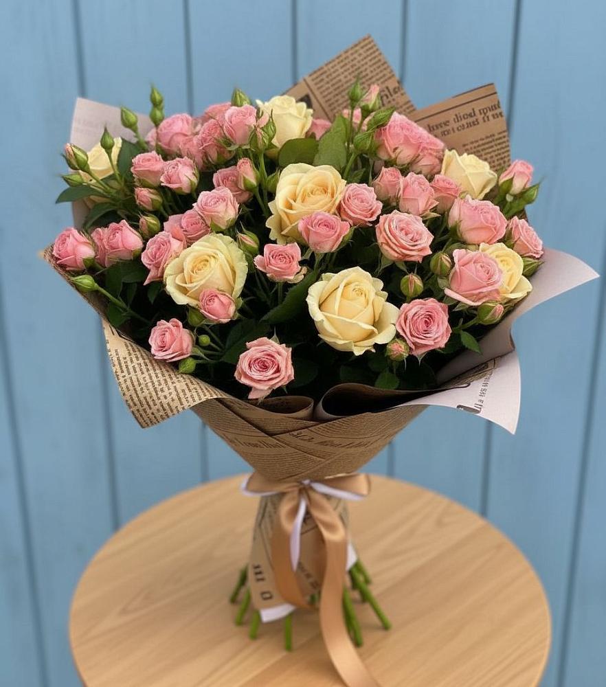 Букет цветов из: Розы в Семеновское