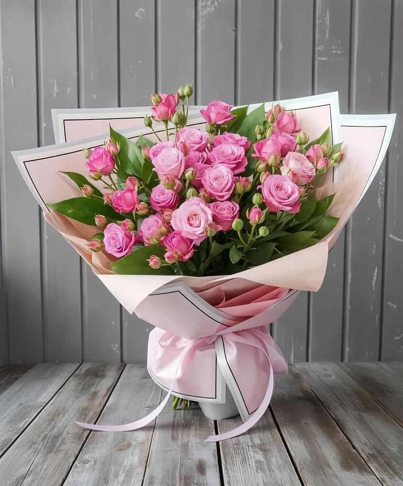 Букет Розовый кустик в Семеновское