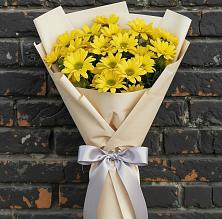 Букет цветов из:  Хризантемы #REPLACE_PRED# Семеновское