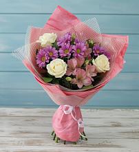 Букет цветов из:  Герберы в Семеновское