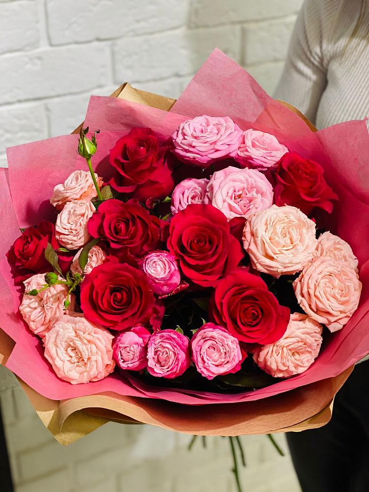 Букет цветов из: Розы в Семеновское