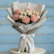 Букет цветов из:  Розы #REPLACE_PRED# Семеновское