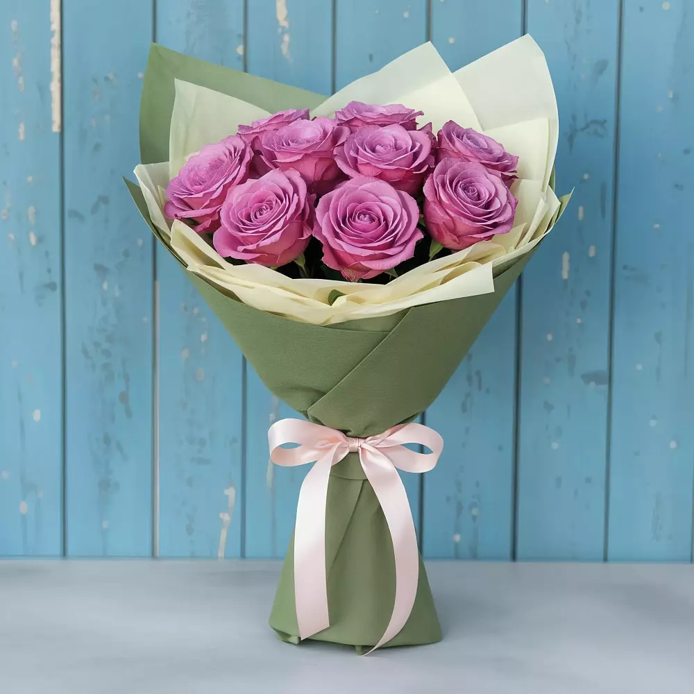 Букет Розы Фёрст Леди в Семеновское