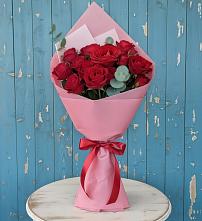 Букет цветов из:  Розы в Семеновское