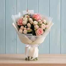 Букет цветов из:  Розы в Семеновское
